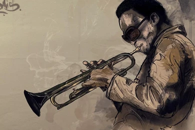 Miles Davis Abstract Jazz Music Wallpapers