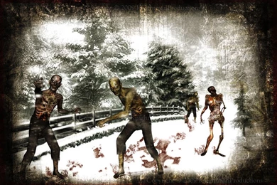 Zombie Xmas Scene By KnightFlyte96 On DeviantArt