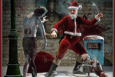 Zombie Santa Wallpaper Images