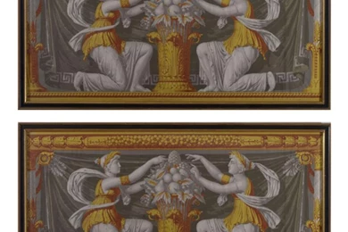 French Neoclassical Wallpapers Panel By Zuber  A Pair At 1stdibs