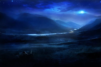 1920x1080 Dreamy Night Landscape Desktop PC And Mac Wallpapers