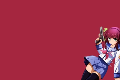 Anime Girl Solid Backgrounds HD Wallpapers