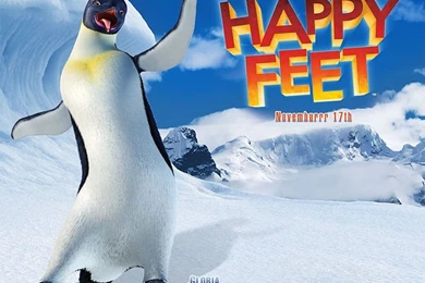 The Happy Feet : Lovely Penguin Wallpapers 4   Wallcoo.net