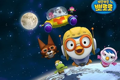 Pororo The Little Penguin Cartoon Cahracters   Wallcoo.net