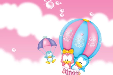 Korean Cartoon Character   Cartoon Penguin   Pingki1   Wallcoo.net