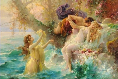 Love In Spring Hans Zatzka