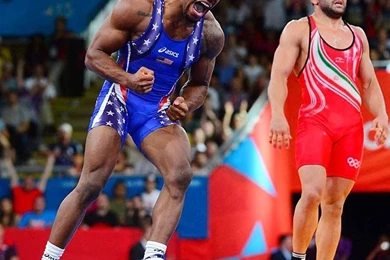 Jordan Burroughs Of The U.S. Defeated Sadegh Saeed Goudarzi Of ...
