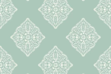Henna Tile Wallpapers In Light Blue Design By York Wallcoverings ...