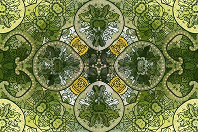 Hand Drawn Henna Patten, Seamless Wallpaper, Vector Illustration ...