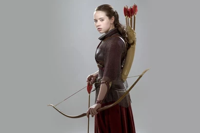 Women Movies Actress Anna Popplewell Bow Weapon Chronicles Of ...