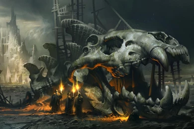 Hp Lovecraft Artwork Cities Desolate Fantasy Art Wallpapers