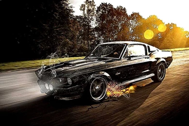 Ford Mustang Classing Racing Car Wallpapers