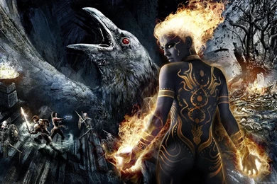 Wallpapers Fantasy Art Wallpapers Hd Widescreen Backgrounds 341 5 ...