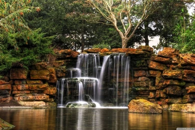 Beautiful Small Waterfall HD Desktop Wallpapers : High Definition ...
