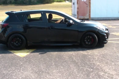Corksport Driver TX 2010 Mazdaspeed 3 Parking Lot Fun   YouTube
