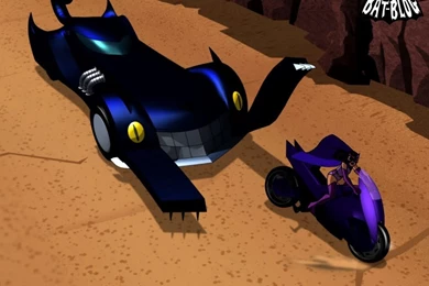 Image   Wallpaper batman brave bold cat car.jpg   Batman: The ...