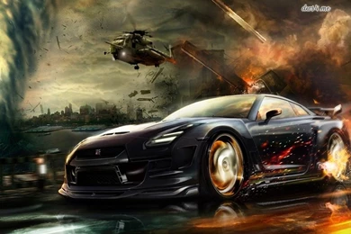 Wallpapers Joker Batman Card Nissan Gt R Car 800x600