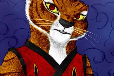 KFP:cartoony Tigress Wallpapers By AMKitsune On DeviantArt