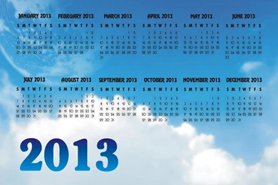 Computer Wallpapers Calendar 2013