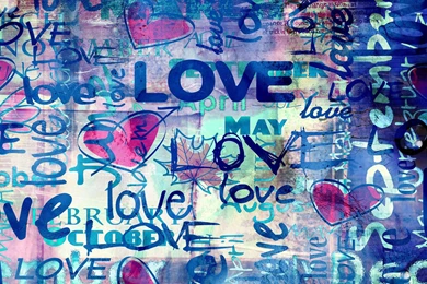 Abstract, Love, Multicolor, Love Quotes, Love Words :: Wallpapers