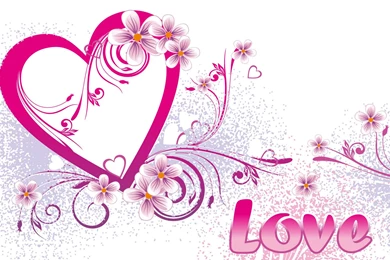 Love Abstract Design Heart Wallpapers