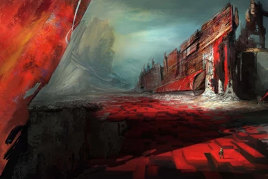 Ships Fantasy Art Crystals Alien Landscapes Wallpapers