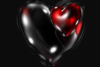 Abstract Black Hearts : Desktop And Mobile Wallpapers : Wallippo