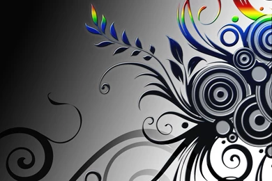 Black And White Vines Desktop Wallpapers