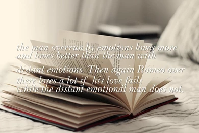 Man, Emotions Quotes Wallpapers   The Man Overrun By Emotions ...