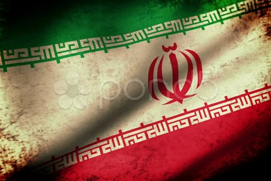 Iran Flag Waving, Grunge Look Stock Video 11115455