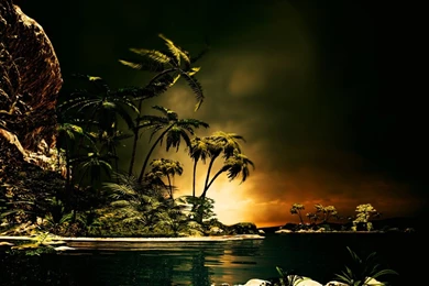 Tropical Island HD Desktop Wallpapers : High Definition : Mobile