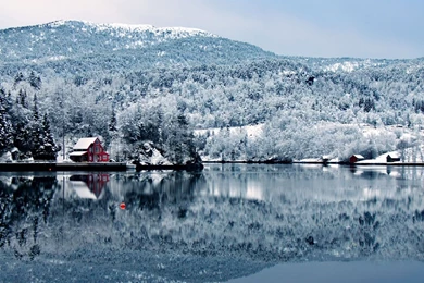 Winter Lake Views HD Photography Wallpapers 7 － Landscape ...