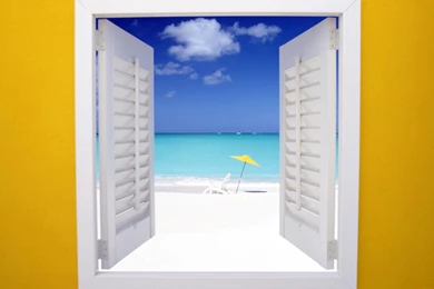 Ocean View From The Window