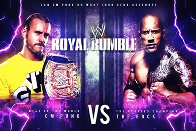Wwe RR13 Cm Punk Vs The Rock Wallpapers By Llliiipppsssyyy On ...
