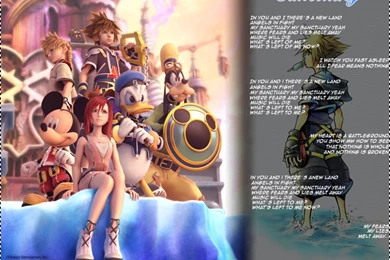 KH2 Wallpaper:: By TwilHina On DeviantArt