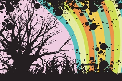 Abstract Tree Backgrounds