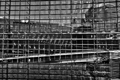 Glass Building Black And White Wallpapers Full HD [3840x2400 ...