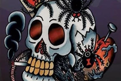 Ed Hardy Skull iPhone Wallpapers, iPhone 5(s)/4(s)/3G Wallpapers