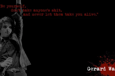 Gerard Way Quotes Wallpapers   Quotes For All