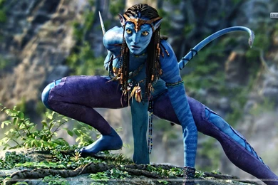 Neytiri In Dangerous Mood Wallpapers