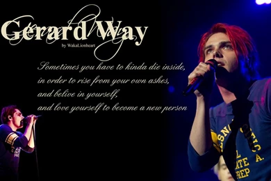 Wallpapers 001: Gerard Way. By WakaLionheart On DeviantArt
