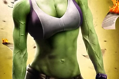 She Hulk iPhone 5 Wallpapers (640x1136)