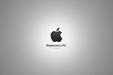 Download Wallpapers Ireplaced A PC, Mac, Apple, Logo, Hi tech ...