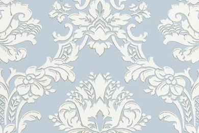 Light Blue Sd25646 Classic Damask Wallpapers By Norwall