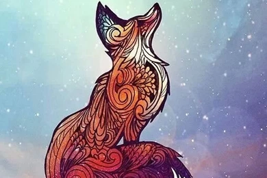 Fox And Like The Idea Of Having Starry Night Backgrounds And ...