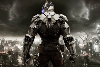 HD Backgrounds Batman Arkham Knight Game Character Suit Back Armor ...