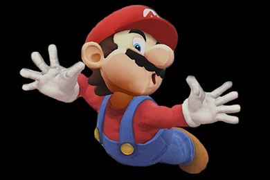 Mario Splat   Black Phone Wallpaper. : Smashbros