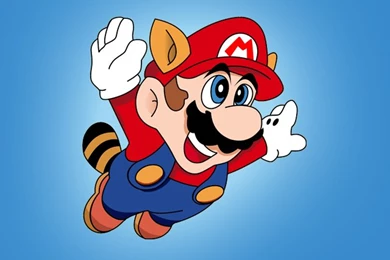 Super Mario Raccoon Tail iPhone 5 Wallpapers (640x1136)