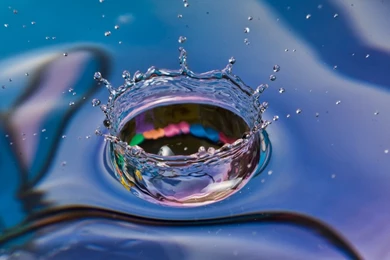Wallpapers Love Evening Droplet Splashing In Water Awesome Images ...