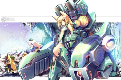 NEKO GIRL IN ROBOT WALLPAPER   (